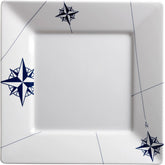 Whitecap 15021C Marine Business Northwind Square Dinner Plates 10" - 6-Piece Set